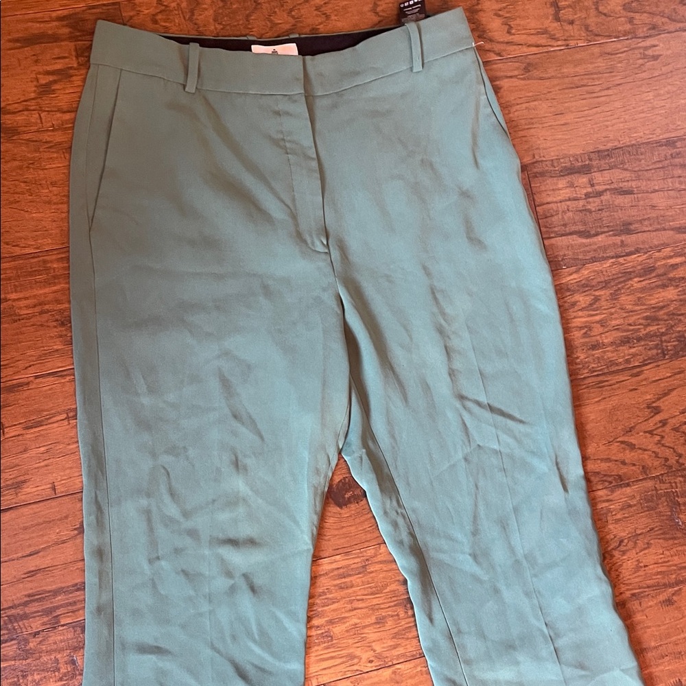 Babaton Aritzia Emerald Green Tailored Agency Trouser - Picture 2 of 4